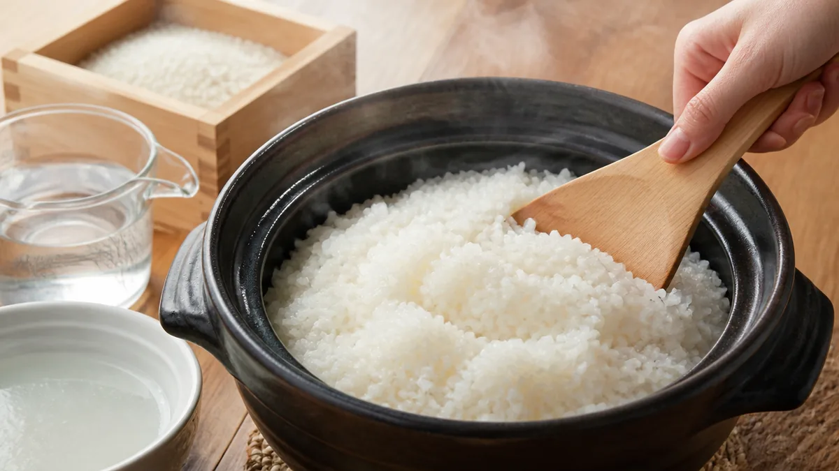 調味料はいつ入れてどう混ぜる？水加減で差がつくポイントの解説画像