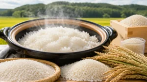 うるち米ともち米の違いはアミロース約20%の有無｜粘り・見た目・米粉の使い分けのアイキャッチ画像