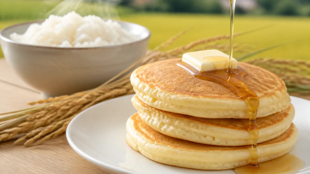 米粉パンケーキ卵なしの基本の組み立て方の解説画像