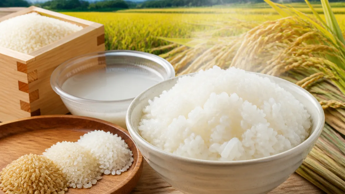 コシヒカリと比べて何が違う?食感・粒・育ち方を並べて比較の解説画像