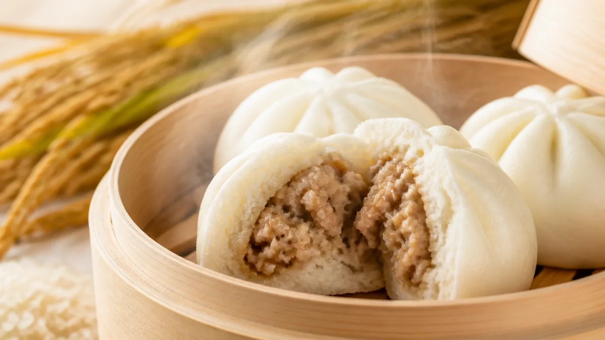 米粉の肉まんは小麦粉の肉まんと何が違う?皮の食感から見る3つの差の解説画像