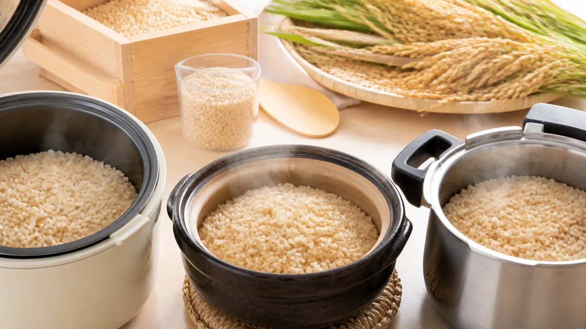 炊飯器・土鍋・圧力鍋はどう違う?3つの炊き方を比べるの解説画像