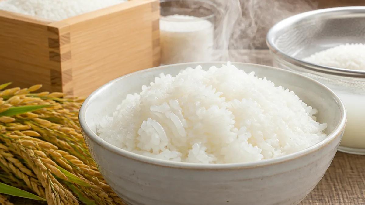 炊飯器ケーキ米粉の基本は米粉150g｜膨らまない・生焼けを防ぐ50～60分のコツのアイキャッチ画像