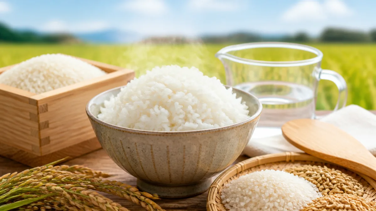 中粒種のカルローズは日本米と何が違う？粒の形と食感の理由の解説画像