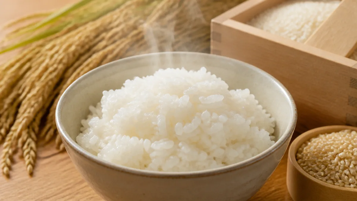 冷めたご飯で握るとぽろぽろ崩れるのはなぜ？の解説画像