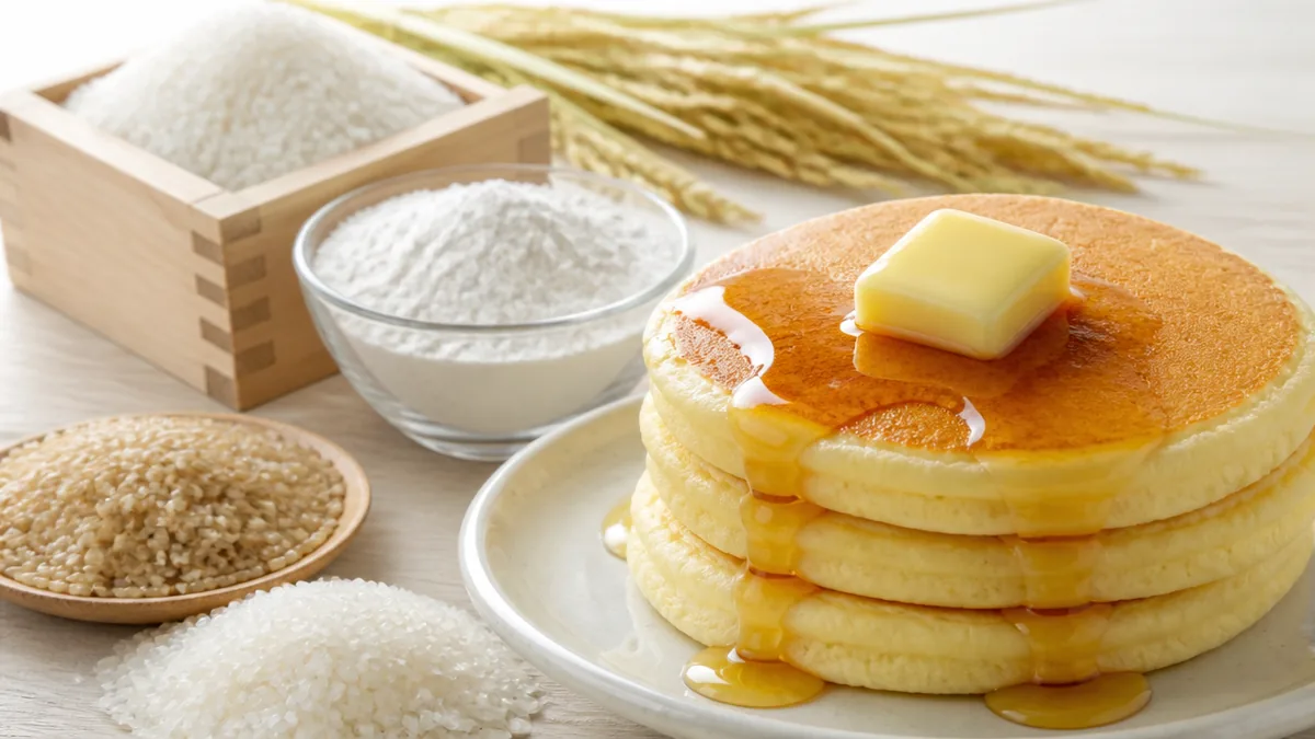 米粉で焼くと食感が変わるのはなぜ?粉の性質から見る3つの違いの解説画像