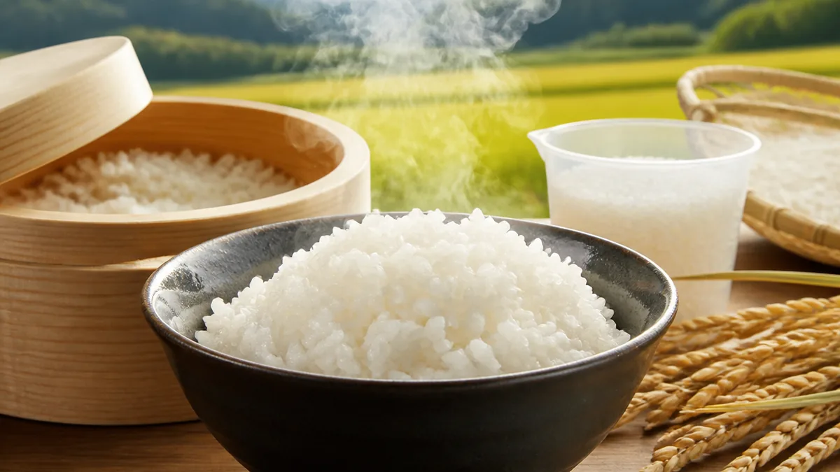 無洗米水量は「少し多め」が正解|同じカップで3~5%多く入る理由と目盛りの見方のアイキャッチ画像