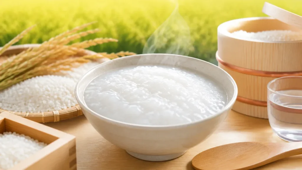 全粥とは米1に水5で炊く5倍粥のこと｜七分・五分粥との違いと鍋・炊飯器での炊き方のアイキャッチ画像
