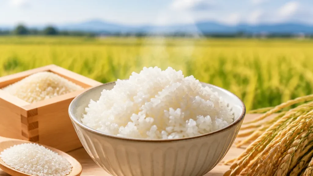 カルフォルニア米は中粒種｜作付の約80%を占めるカルローズの特徴と炊き方・向く料理のアイキャッチ画像