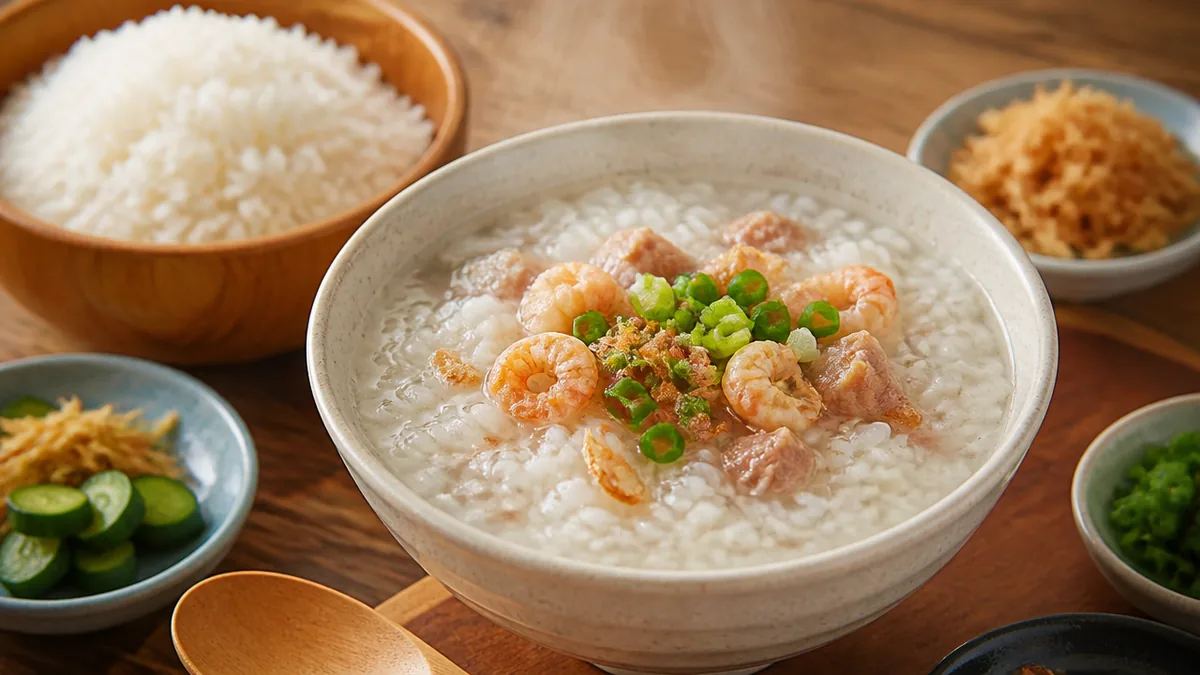 台湾粥は粒を残すお粥｜米1に水5の全粥を基準にする理由と鍋・炊飯器での作り方のアイキャッチ画像